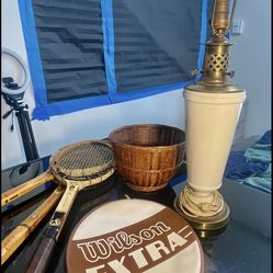 Vintage Sports Decor Lot | Spalding Maxply Imperia