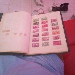 7 Page Stamp Collection Saved From Dumpster 1939 1¢2¢3€5¢