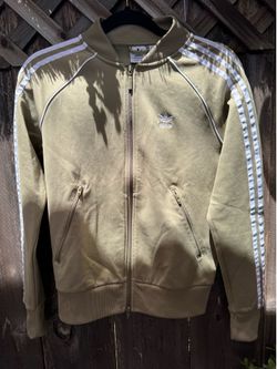 Adidas  olive green zipper sweater size XSmall