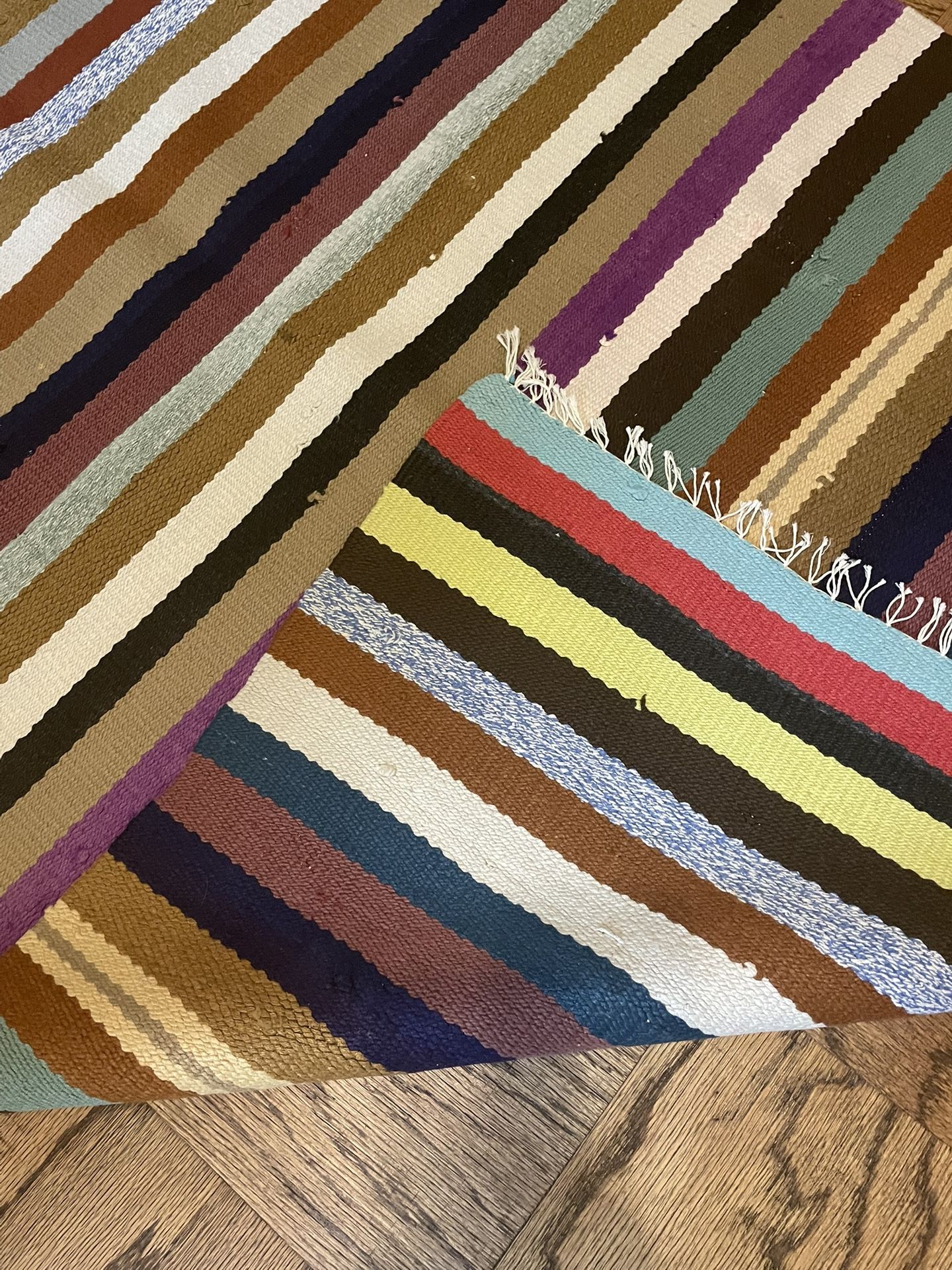 Persian Kilim wool accent rug. 3 x 4'8. Firm price 