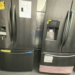 French Door Stainless Steel Samsung Fridge up to 50% Off MSRP