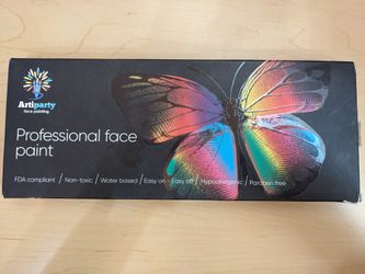 Artiparty Professional Face Paint Kit Rainbow Multicolor