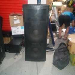 PA Speaker Cabinets Got Two 15s In The Horn