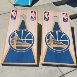 Warriors Cornhole Board set