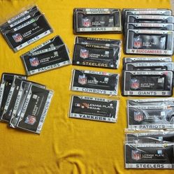 (NEW) License Plate Frames NFL Football Car