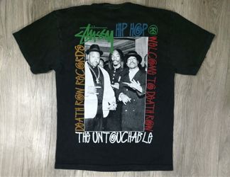Vintage Stussy Death Row Records Hip Hop L Tupac Snoop Dre
