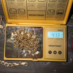 41 Gram 14k Gold Rope Chain 