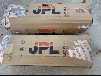 6" Silver Flex JPL Insulated Flexible Duct R6 25' FEET