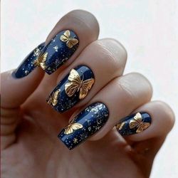 24 PCS PRESSED ON NAILS 