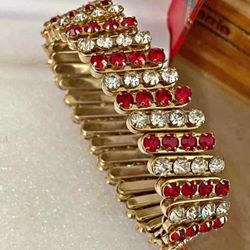 Pulsera Gold Filled Piedras Joyería Antigua 