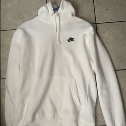 White Nike Hoodie 