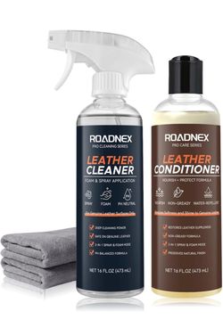 Leather cleaner and conditioner