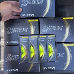 Srixon Z Star Yellow Golf Balls 