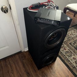 Higher End Dual 12s Subwoofer + Amplifier 