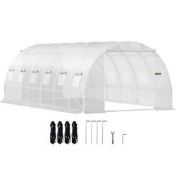 Large Walk-in Tunnel Greenhouse (20x10x7ft)