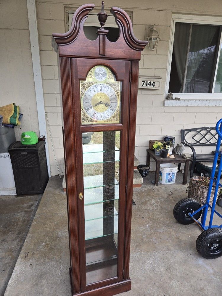 Howard Miller Cherish Floor Clock in Windsor