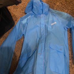 Blue Rain Coat Small 