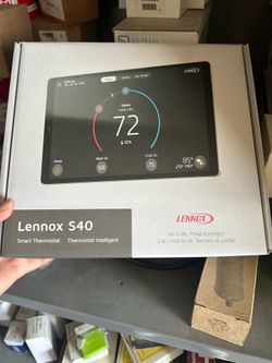 Lennox S40 touchscreen smart thermostat