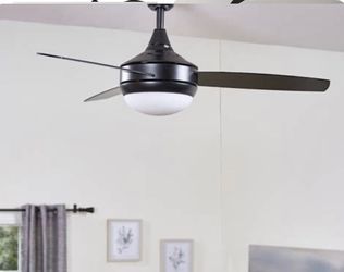 Black Ceiling Fan with Light Kit