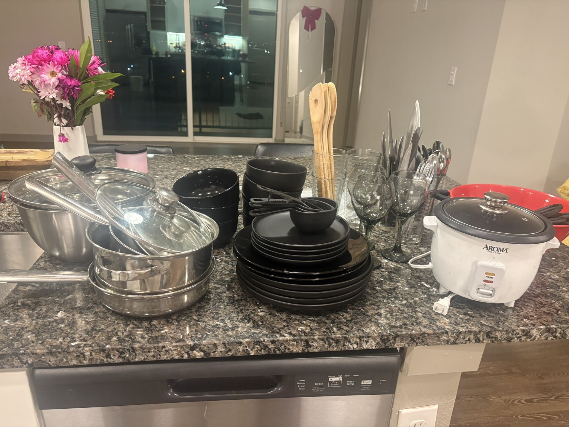 Plates, Pans, Silverware