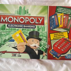 Monopoly Electric Banking Board Game Complete