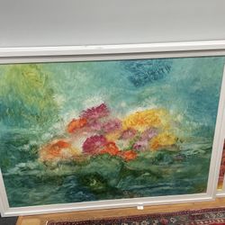 Limited Edition Giclee Canvas Print Of Flowers