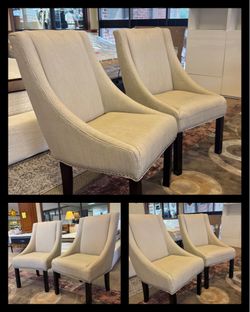 2pc contemporary accent chairs