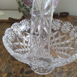 Crystal Basket 10 In Tall