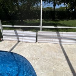 (2) Brooks Brother - Chaise Lounge Cushions 