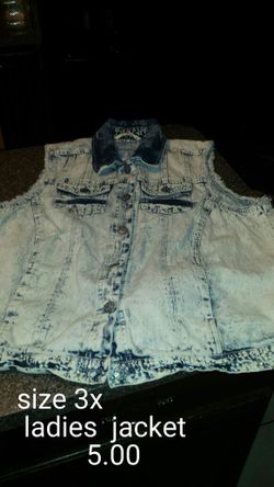 Ladies Jean Jacket 3x