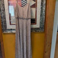 Adrianna Papell Beaded Maxi Dress