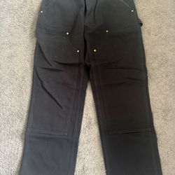 Carhartt Double Knee Pants Black Sz.32