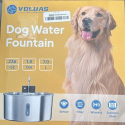 New wireless dog water contain 