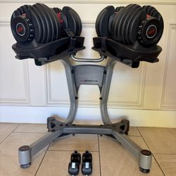 Bowflex 552 Adjustable Dumbbells With Stand
