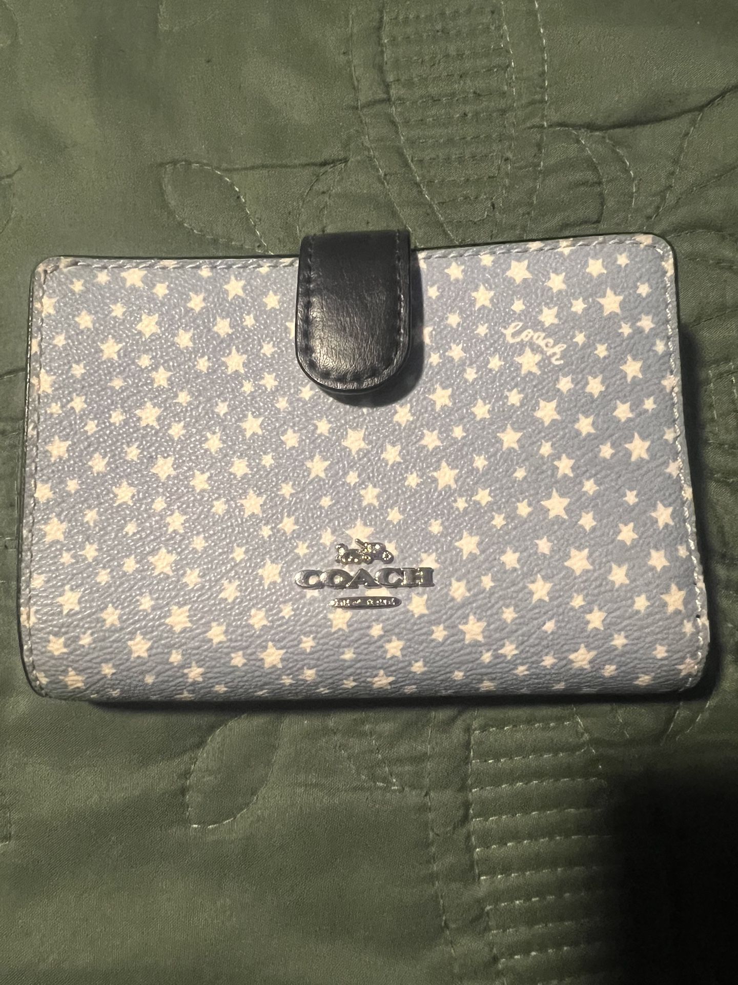 Coach Star Print Zip Wallet