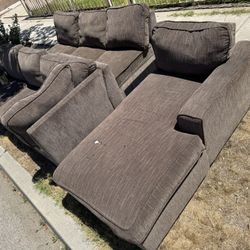 Free Sectional Couch With Under Seat Storage
