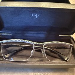 David Yurman Sterling Silver Cable Eyeglasses