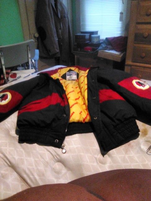 Rare Redskins Triple Fat Goose Puffer Jacket
