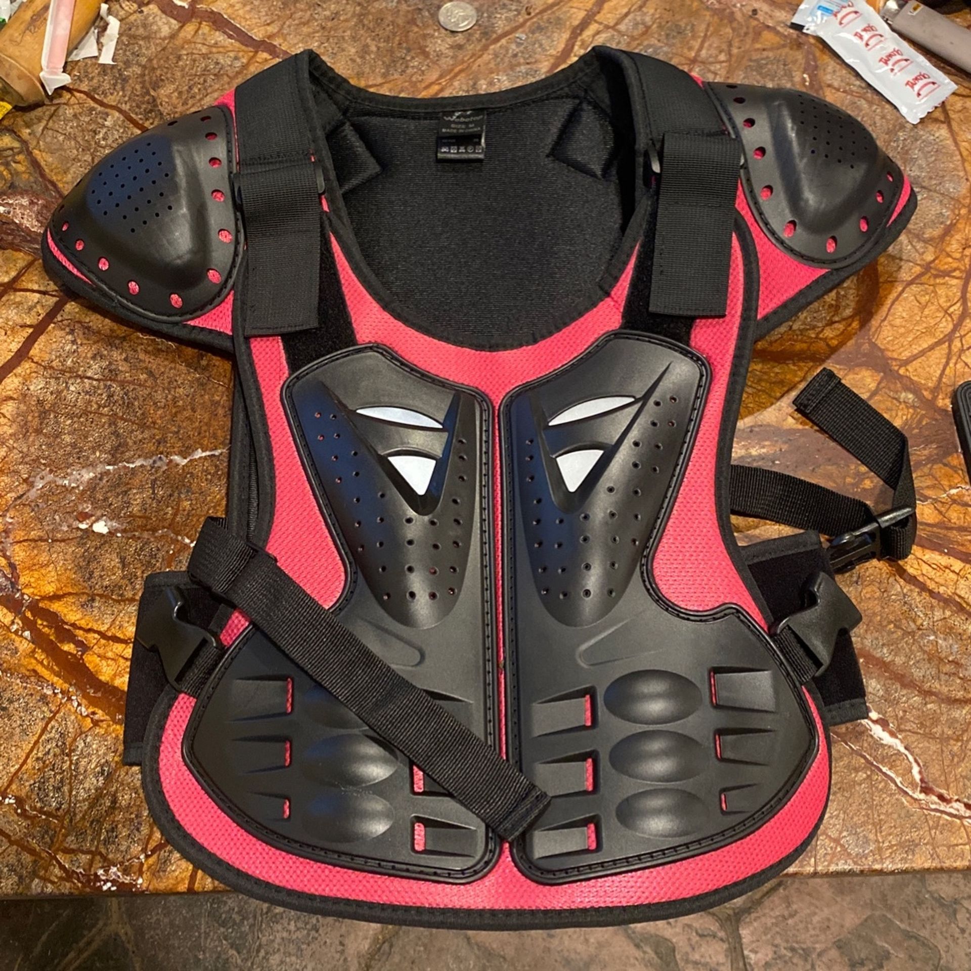 Pink chest protector deals