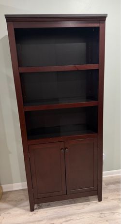 Brown Wooden Bookshelf