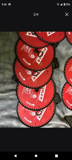 Diablo 7-1/4 circle saw blades