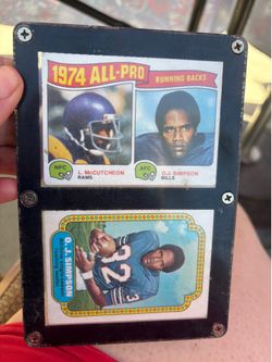 Baseball Card set OJ Simpson