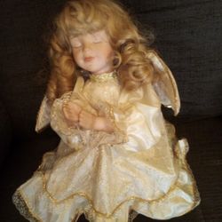 Beautiful Porcelain Praying Angel