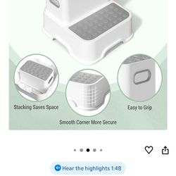 COOSEYA 2 Step Stools for Kids