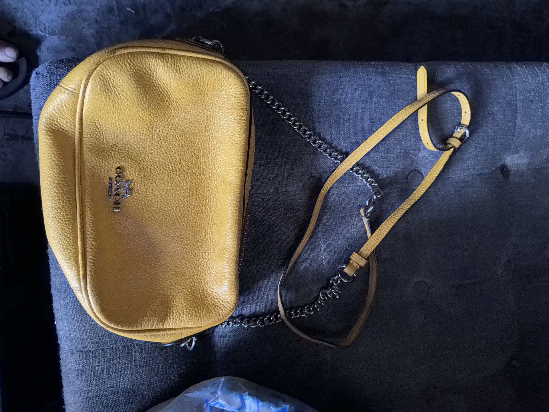 Coach Mustard Yellow Crossbody Bag
