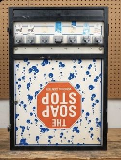 Vintage "Soap Stop" 8-Column Laundromat Vending Machine – Project / Parts