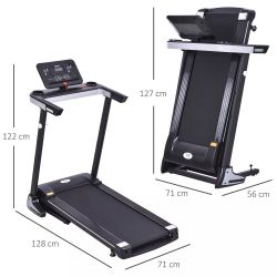 Treadmill Electric 1-12Km/h Motorized Power Fitness Folding Running Machine