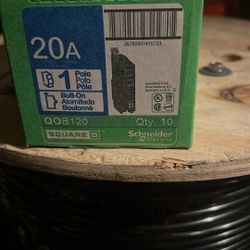 Square D 20 Amp Breakers 