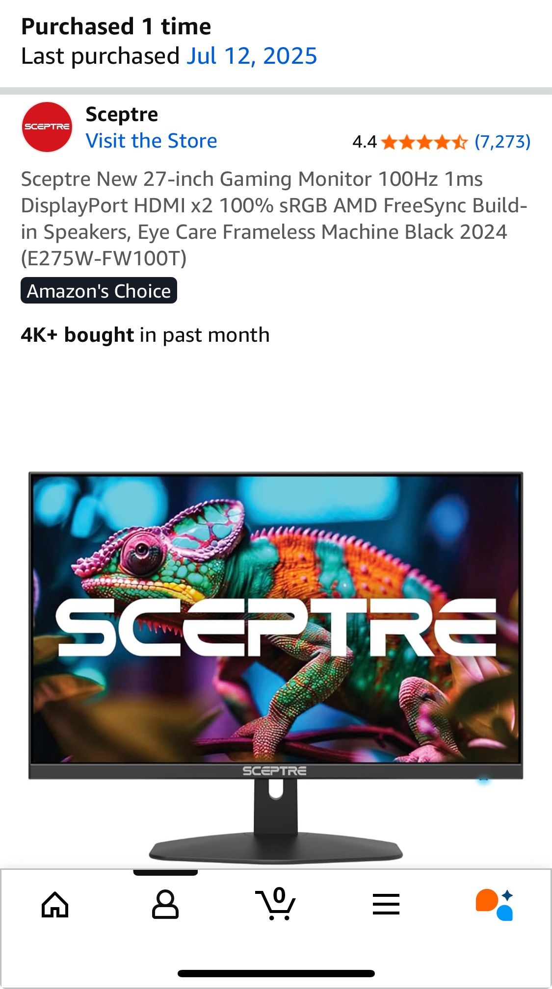 Sceptre 27-inch Monitor