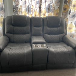 Leather recliner Sofa And Loveseat